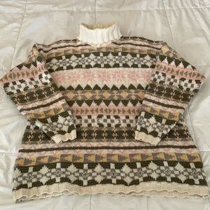 Winona Knits vintage knit sweater XL